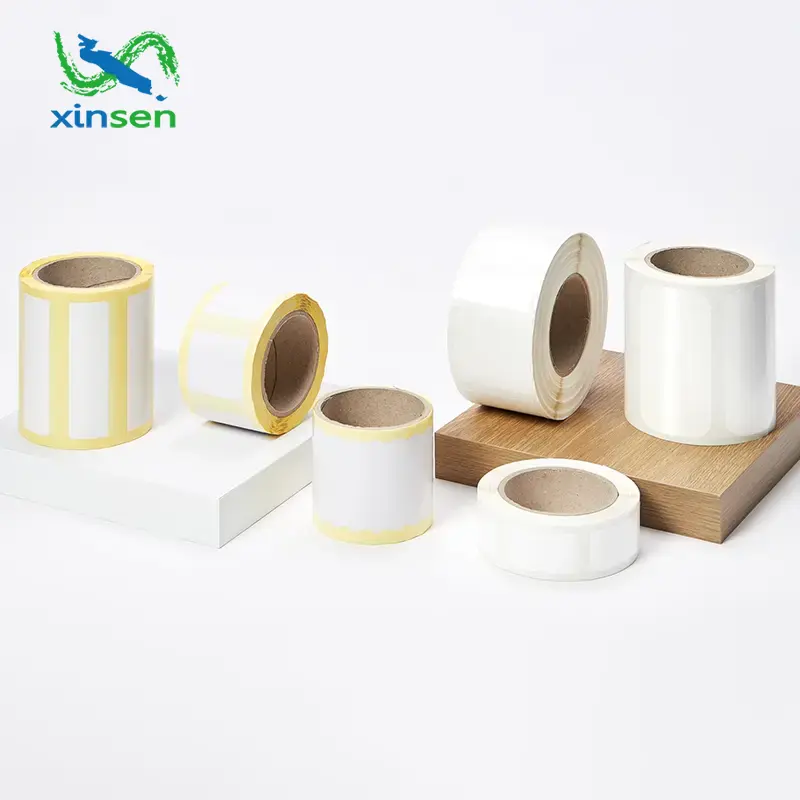 Pusta etykieta papierowa