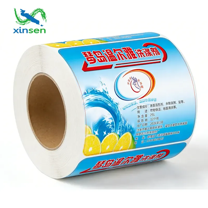 Wodoodporna etykieta na mydło do naczyń