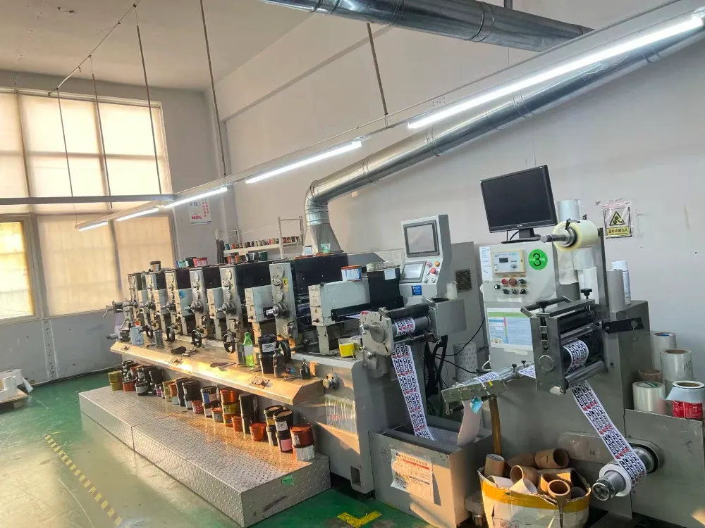 Xinsen Packaging self adhesive label manufacturing factory in Qingdao China