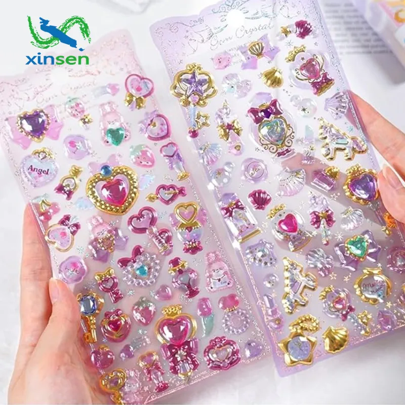 Kryształowe etykiety na etui na telefony