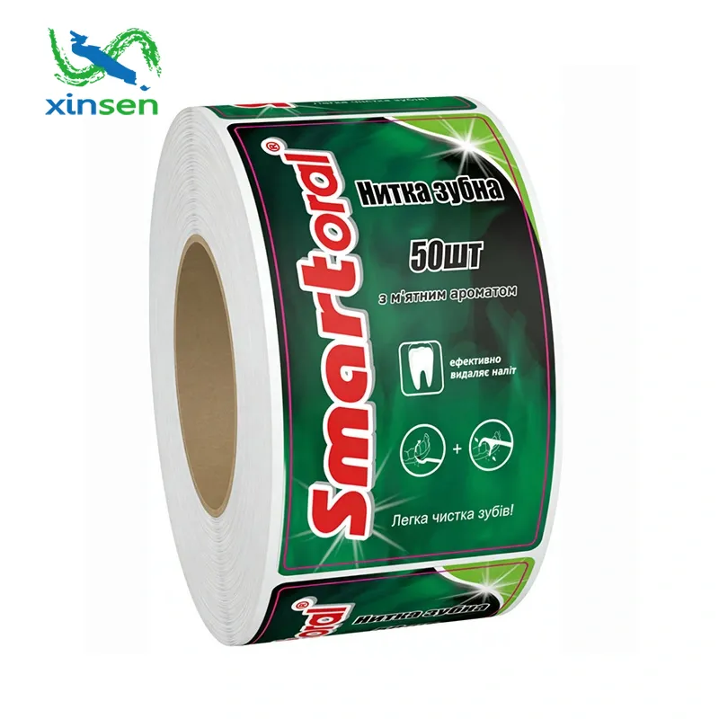 Wodoodporna etykieta na tubkę pasty do zębów